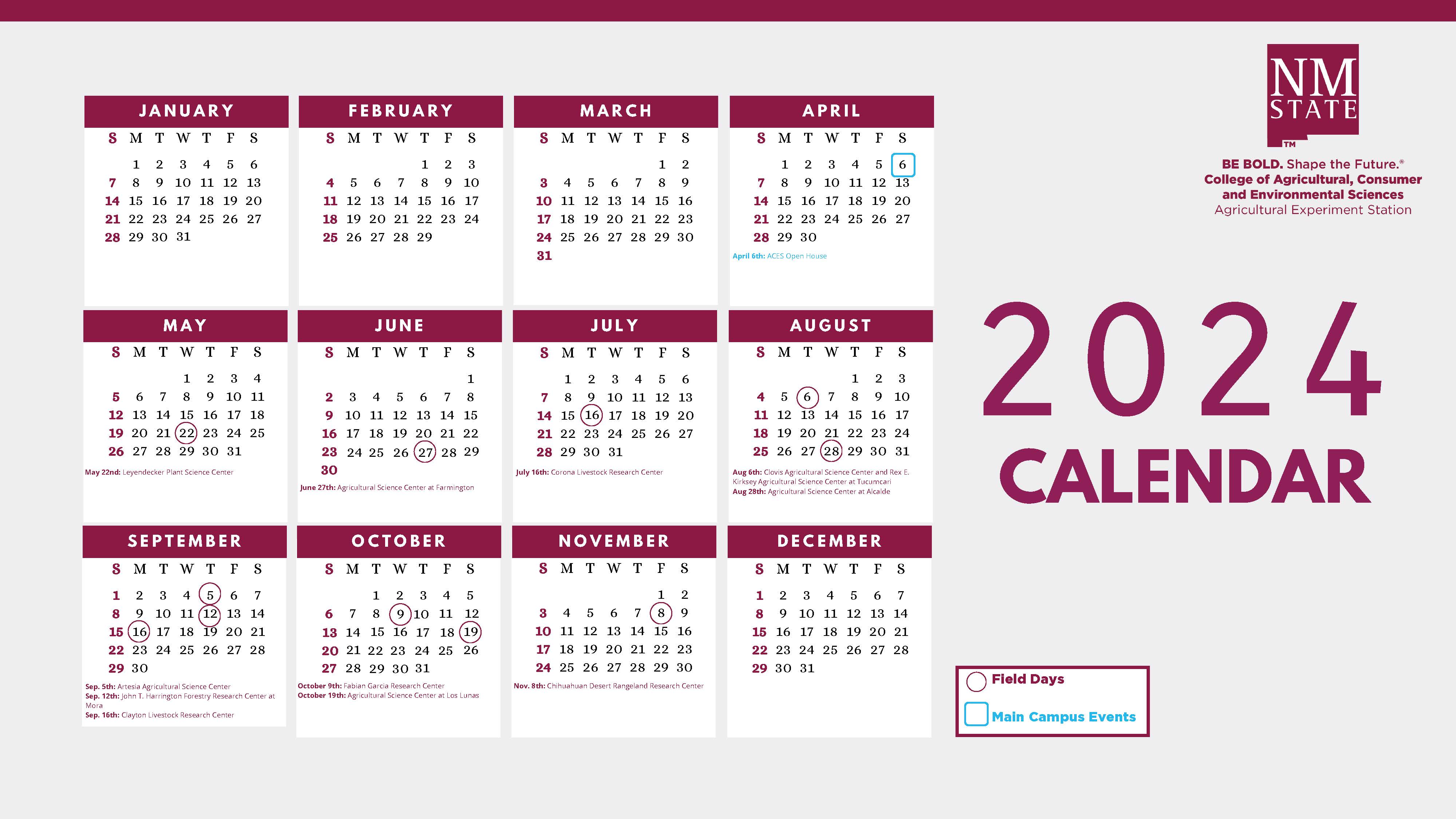 New Mexico State Employee Calendar 2024 Tiffi Gertrude